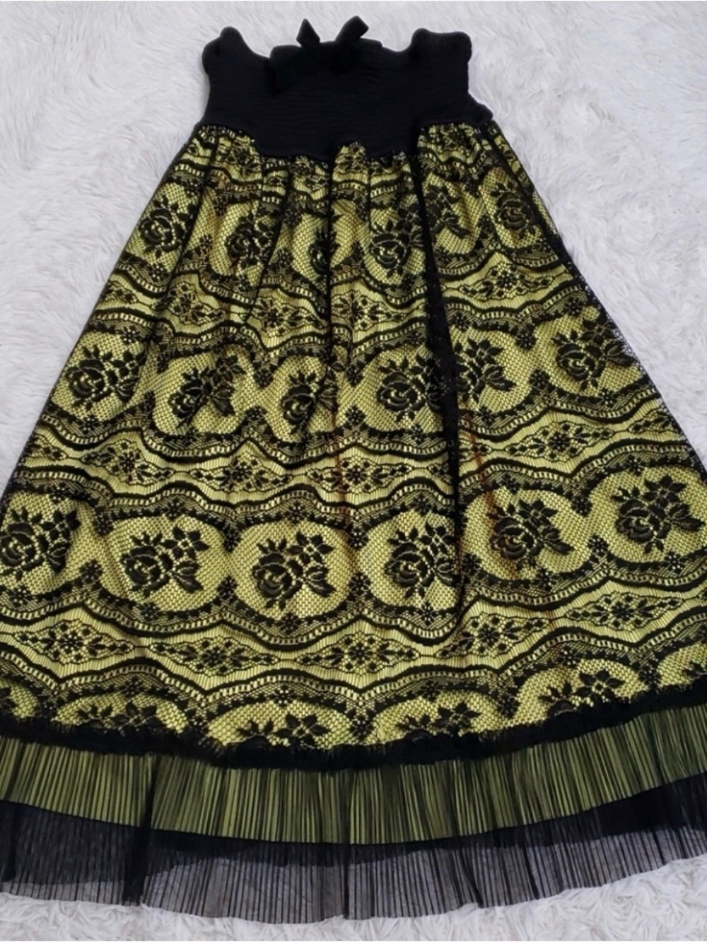 Betsey Johnson Swim Lace/Mesh coverup/skirt